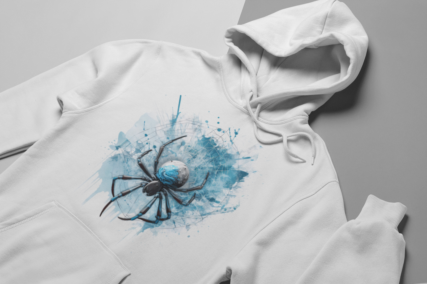 Blue Water Style Spider Hoodie