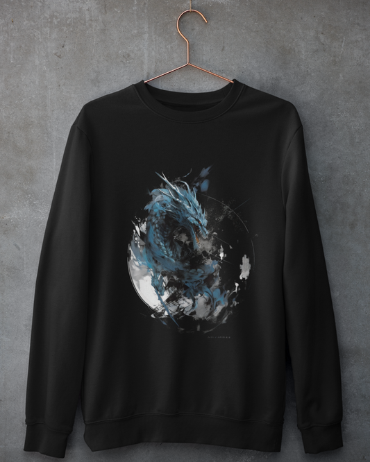 Blue Dragon Abstract SweatShirt