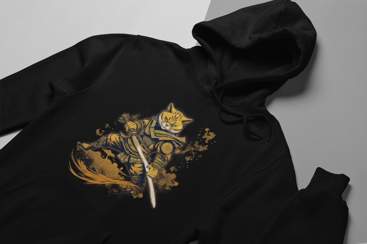 Samurai Cat Hoodie