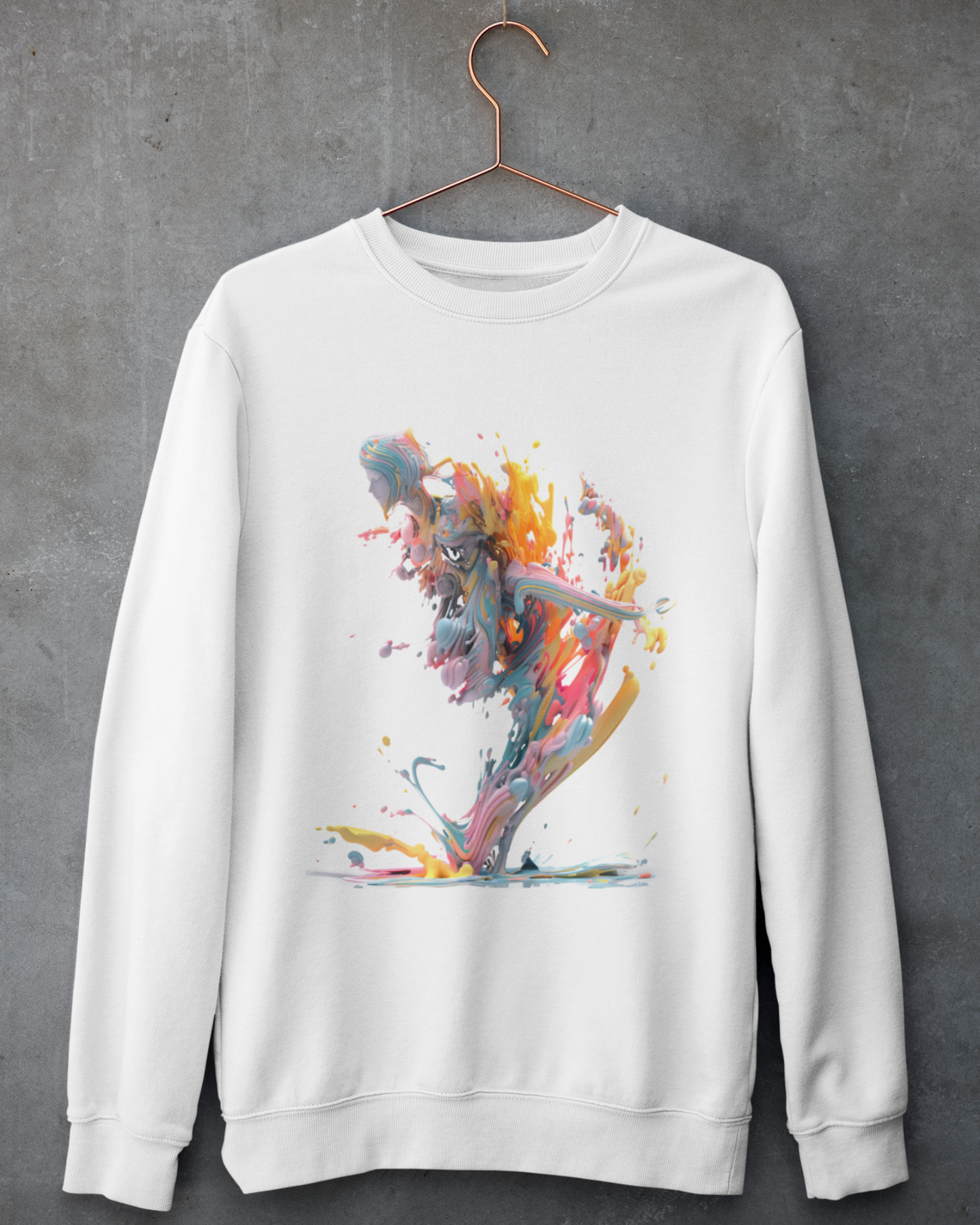 Rainbow-Faced SweatShirt