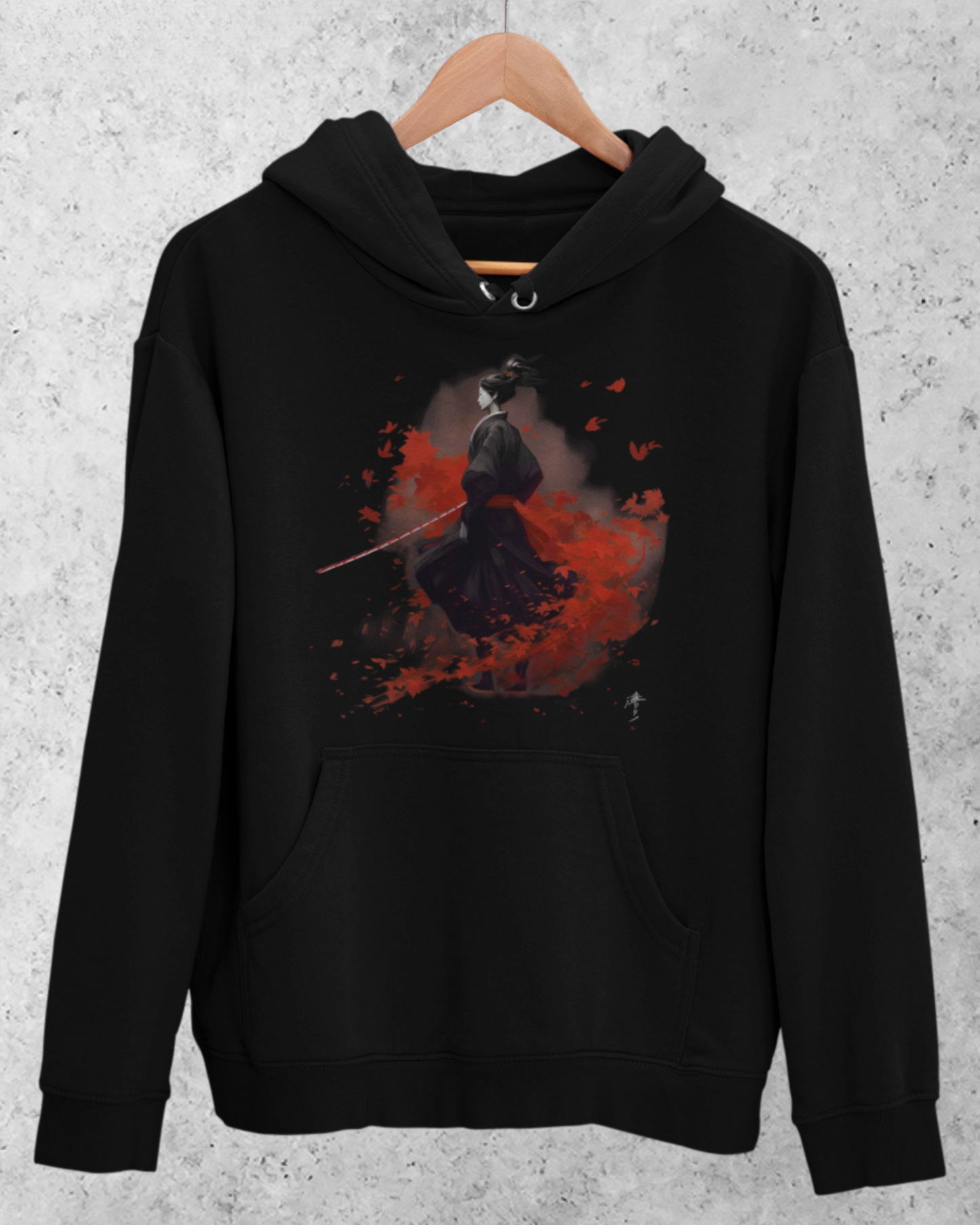 Blood Red Samurai Hoodie