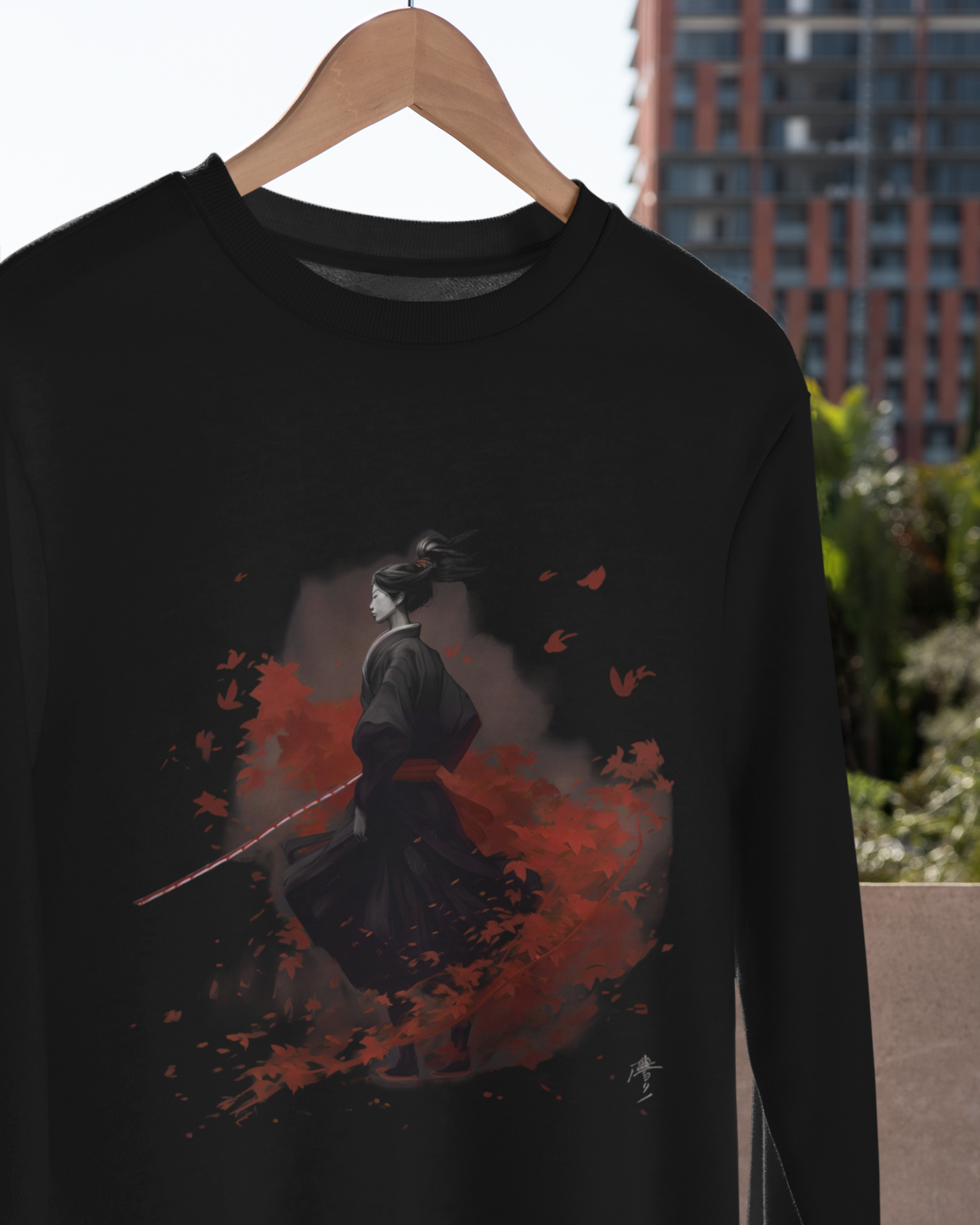 Blood Red Samurai SweatShirt