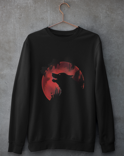 Full Moon Wolf SweatShirt